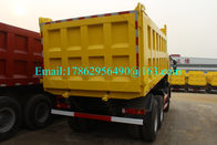 10 짐수레꾼 6x4 도로 사업 해결책 ZZ3257N3847A를 위한 노란 덤프 트럭