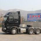 HW76 택시 Howo Sinotruk 6x4 트랙터 트럭, 371HP 디젤 엔진 트랙터 트럭 내구재