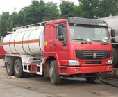 기름 납품 HOWO 6x4 371 HP ZZ1257N4347를 위한 25000kg 도로 유조 트럭