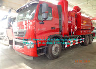 6000L 결합되는 고압 특별한 목적 트럭/하수 오물 흡입 트럭 다 기능