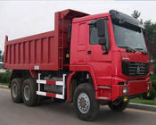 ZZ3257N3647A 25 톤 팁 주는 사람 트럭/Sinotruk Howo 덤프 트럭 선택적인 색깔