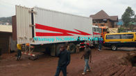 아프리카를 위한 도로 콘테이너 화물 트럭 떨어져 무거운 북쪽 벤츠 아주 새로운 8x4 4134B 50Ton 340hp 12 짐수레꾼
