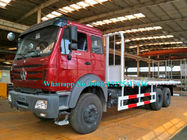 DR 콩고를 위한 백색 색깔 Beiben 6x6 2634PZ 30Ton 340hp 10 짐수레꾼 크로스 컨츄리 콘테이너 편평한 침대 트럭