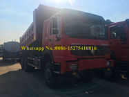새로운 SINOTRUCK HOWO 30T 290hp 6x6 10 짐수레꾼은 모든 바퀴 DR 콩고 험한 지형 도로를 위한 도로 광업 덤프 트럭을 물리칩니다