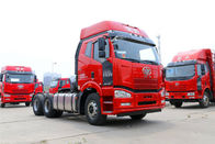 빨간색 JH6 10는 FAW 단 하나 감소 457 차축을 가진 6x4 트랙터-트레일러 트럭을 선회합니다