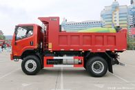 유로 3 JIEFANG Faw 호랑이 V 4x2 디젤 엔진 가벼운 덤프 트럭 4/5 톤