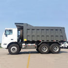 유로 6*4 2개의 채광 덤프 트럭 50 톤/70 톤 유형 371 마력 수동 변속 장치
