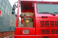 쓰레기꾼 빨간색 Sinotruk Howo 덤프 트럭 6*4/30 톤 팁 주는 사람 트럭 광업