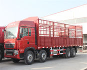 유로 2 배출 기준 336HP HOWO 8*4 무거운 화물 트럭 11 - 20t 수용량