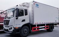 디젤 연료 유형은 트럭 콘테이너 무거운 화물 트럭 4x2 최고 속도 96km/H를 냉장했습니다