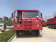 빨간색 무거운 광업 덤프 트럭 6*4/수동 변속 장치 유형 트럭 30 톤 팁 주는 사람