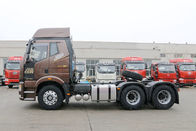 FAW J6P 40 톤 6x4 Xichai CA6DM3 엔진과 12R22.5 타이어를 가진 디젤 엔진 트랙터 트럭