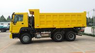371HP 20CBM 노란 색깔 및 HF9 정면 차축을 가진 덤프 트럭