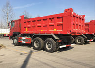 25 톤 WD615.69 336HP 엔진과 HW76 오두막을 가진 덤프 트럭