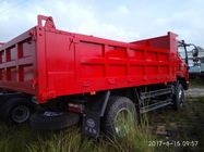 FAW 4x2 덤프 트럭 팁 주는 사람 빨간색 빛 의무 고강도 구조