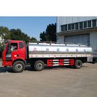 큰 수용량 유조 트럭 8x4 FAW 디젤 연료 저장 탱크 트럭 유로 III