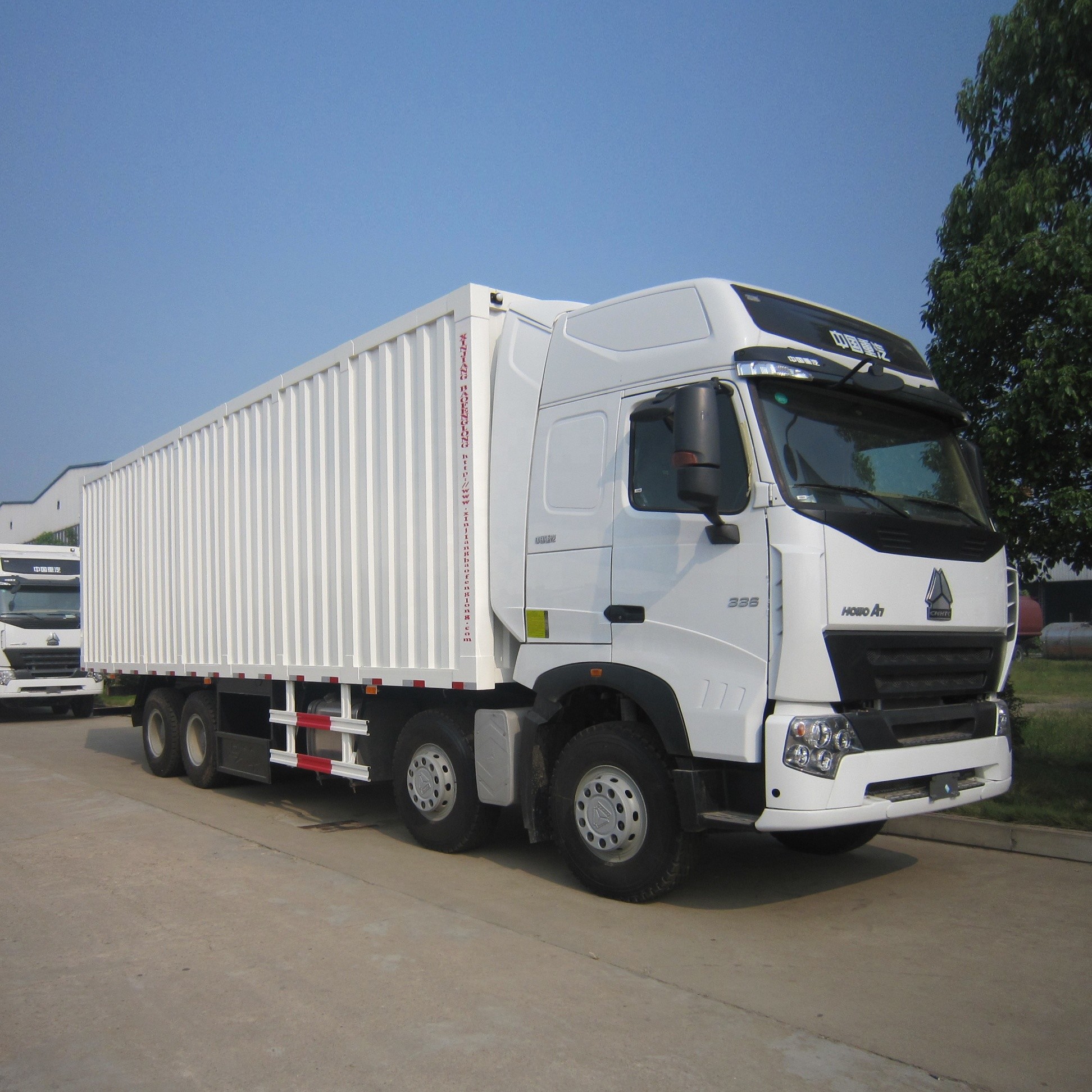 35 톤 Howo 화물 트럭, 8×4 상업적인 납품 트럭 266hp ZZ1317M3867A
