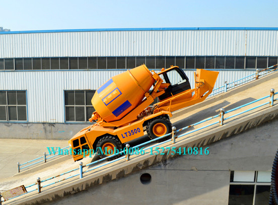 튼튼한 구체적인 건설장비 4X4X2 이동할 수 있는 시멘트 믹서 트럭