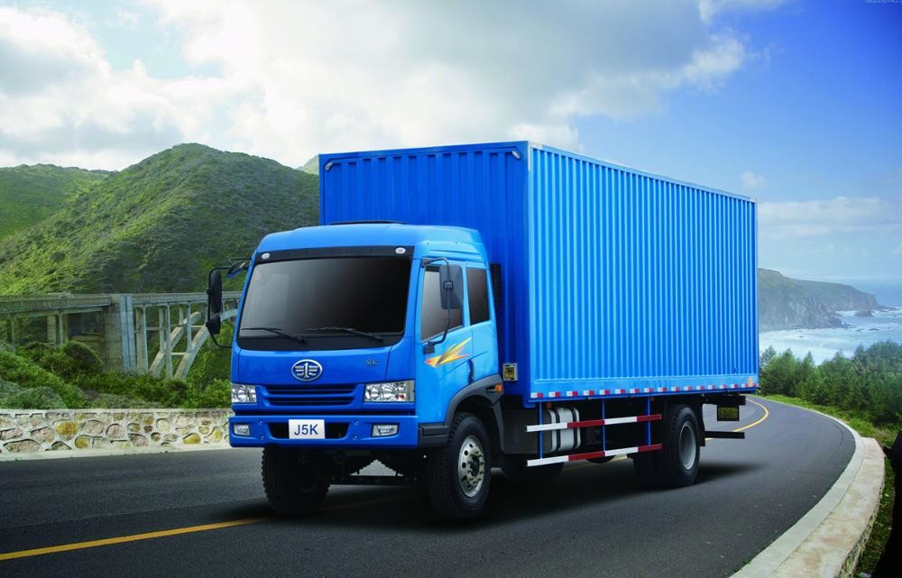 파란 JIEFANG FAW J5K 무거운 화물 트럭 4*2 1 - 10 톤 수동 변속 장치 유형
