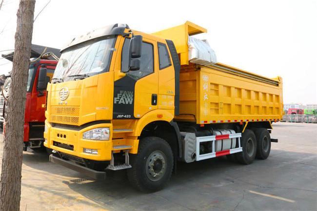 J6P 시리즈 유로 3 채광 덤프 트럭 수동 조작 디젤 연료 유형