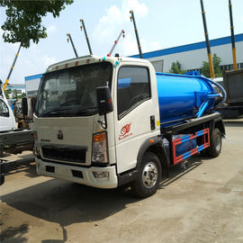 더러운 물 유로 2 수동 변속 장치 유형을 위한 266HP 6m ³ 하수 오물 흡입 트럭