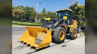 강력한 휠 로더 톤 부하 용량