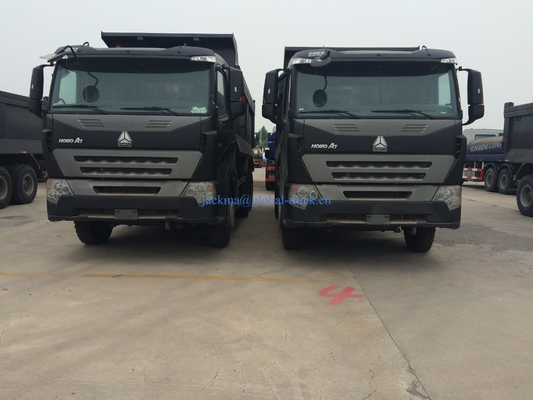 시노트럭 HOWO 6X4 336-430HP 사용 된 덤퍼 트럭 틱퍼 HOWO 6X4 덤프 트럭