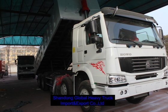 시노트럭 40-60톤 HOWO 8X4 371HP 375HP 380HP 디젤 트럭 덤프 트럭