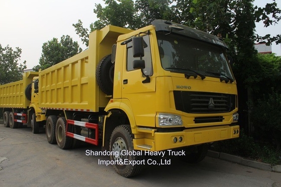 시노트룩 HOWO 6X4/8X4 30톤 10 휠 371HP 380HP 400HP 티퍼 트럭
