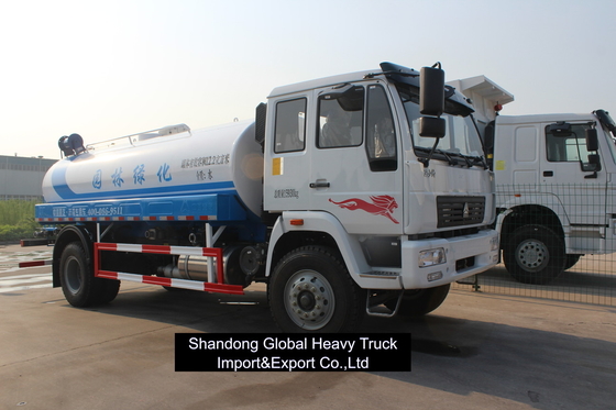 시노트룩 샤크만 4*2 Lh/Rhd 340HP 연료 탱크 덤프 트럭 신차 사용