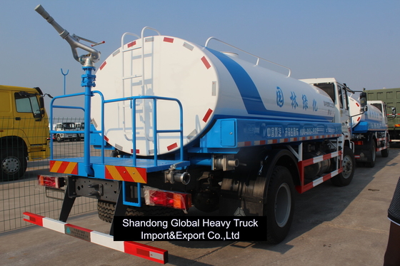 시노트룩 샤크만 4*2 Lh/Rhd 340HP 연료 탱크 덤프 트럭 신차 사용