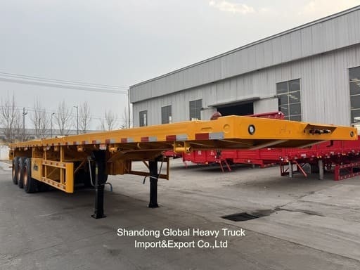 20FT/40FT/45FT 2/3/4 축 컨테이너 / 화물 플래트베드 / 플랫폼 / 플래트 데크 반 트럭 트레일러
