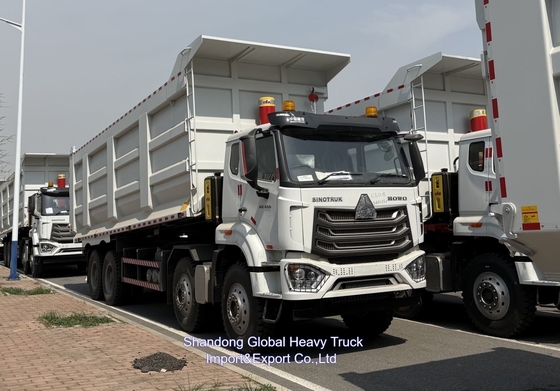 중국 시노트럭 Howo 400hp Tipper 8x4 미니 60 톤 캔터 새 덤프 트럭