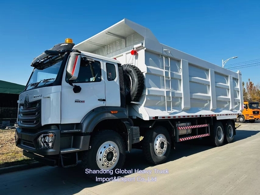 시노트럭 호우 50톤 덤프트럭 8x4 375hp 유로2 중량용 새 및 중고용 덤프 템퍼트럭