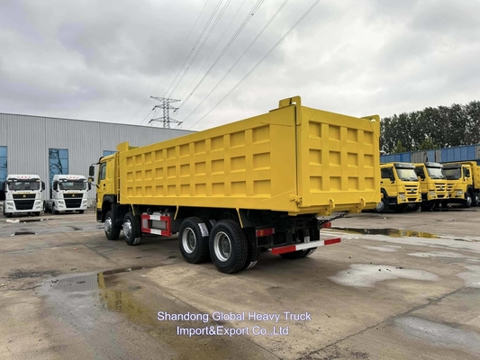 시노트럭 HOWO 25t-100t 8*4 디젤 사용 된 운송 배달 트럭 12 바퀴 트럭