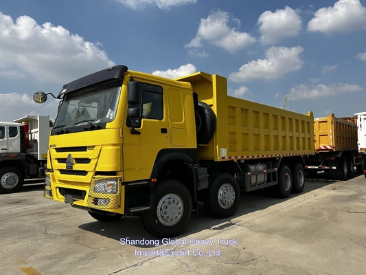 시노트럭 HOWO 25t-100t 8*4 디젤 사용 된 운송 배달 트럭 12 바퀴 트럭
