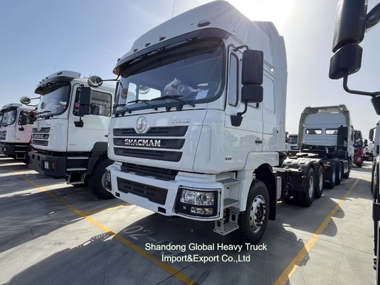 샤크만 덤프트럭 트랙터 헤드 사용 된 샤크만 F3000 X3000 6X4 371HP 중고용 덤프트럭