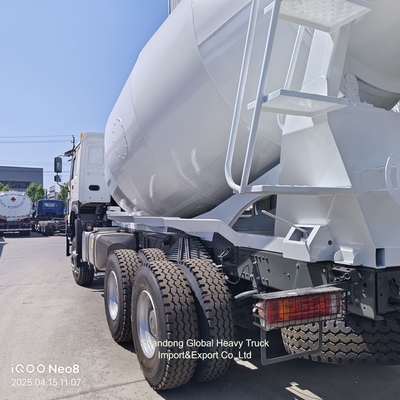 믹싱 믹서 10 바퀴 HOWO 6X4 8cbm 9cbm 371HP 콘크리트 믹서 트럭