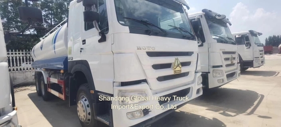 디젤 엔진 시노트럭 HOWO 6X4 336HP HOWO 10 타이어 20000 리터 스프링클러 물 탱크 트럭