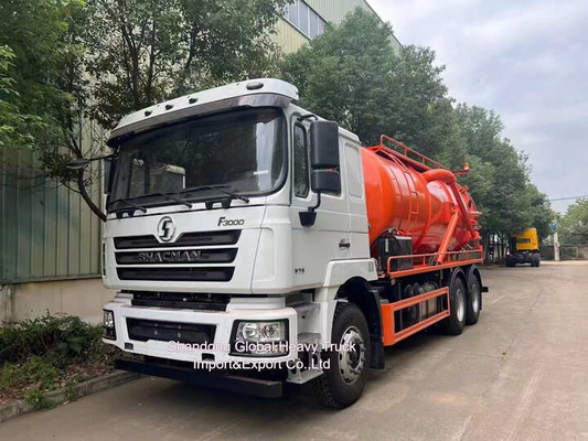 샤크맨 F3000 6X4 하수 흡수 트럭 20m3 부피 300HP