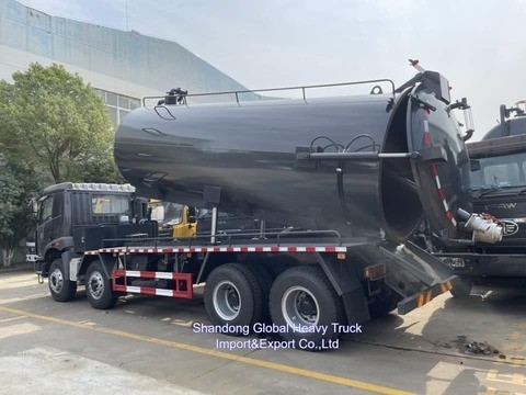 FAW 6X4 고압 펌프 20000L 20톤 하수도 청소 흡수 트럭