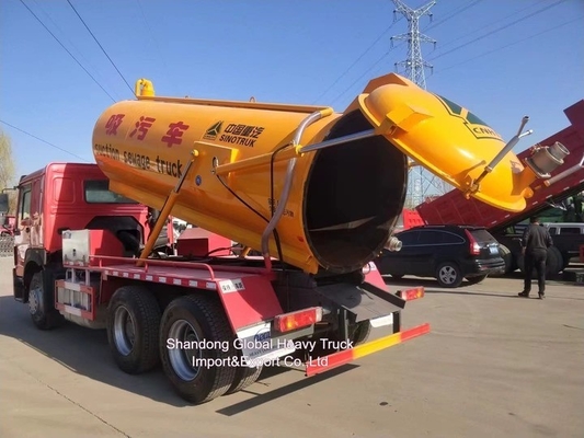 둥펑 6X4 18cbm 18tons 진공 하수 흡수 탱커 트럭 진공 하수 흡수 트럭