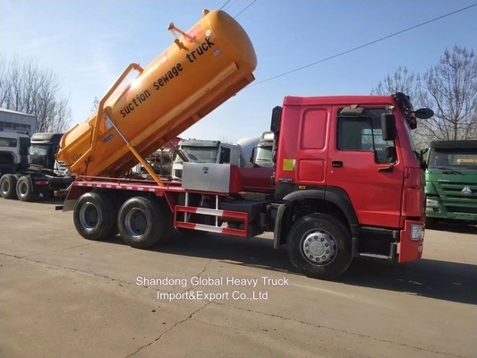 둥펑 6X4 18cbm 18tons 진공 하수 흡수 탱커 트럭 진공 하수 흡수 트럭