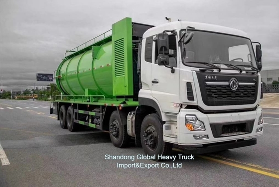 공장 가격 8*4 380hp 하수 흡수 트럭 둥펑 차시 18000L 탱크