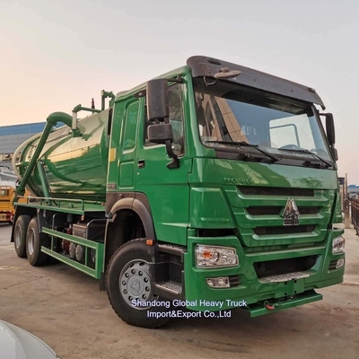 시노트럭 371HP 18000L 진공 하수 수축 탱커 트럭 공장 가격