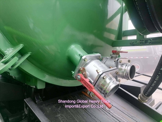 공장 가격 8*4 380hp 하수 흡수 트럭 둥펑 차시 18000L 탱크
