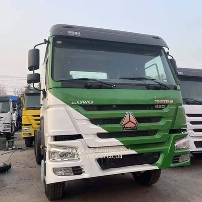 하우 6x4 트랙터 트럭 사용 시노트룩 LHD RHD 장거리 운전 트레일러 트럭 머리