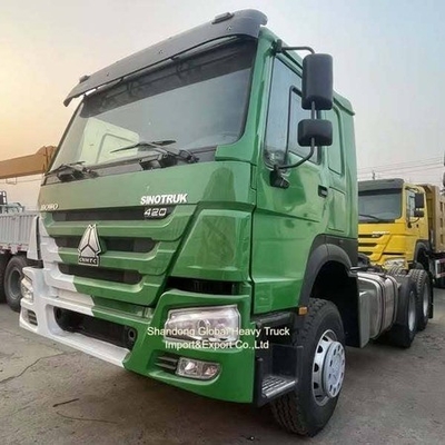 하우 6x4 트랙터 트럭 사용 시노트룩 LHD RHD 장거리 운전 트레일러 트럭 머리