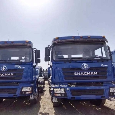 샤크맨 트랙터 트럭 6X4 중량 화물 트랙터 371HP 프라임 모버 동펜 휠 트랙터 트럭
