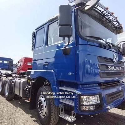 샤크맨 트랙터 트럭 6X4 중량 화물 트랙터 371HP 프라임 모버 동펜 휠 트랙터 트럭